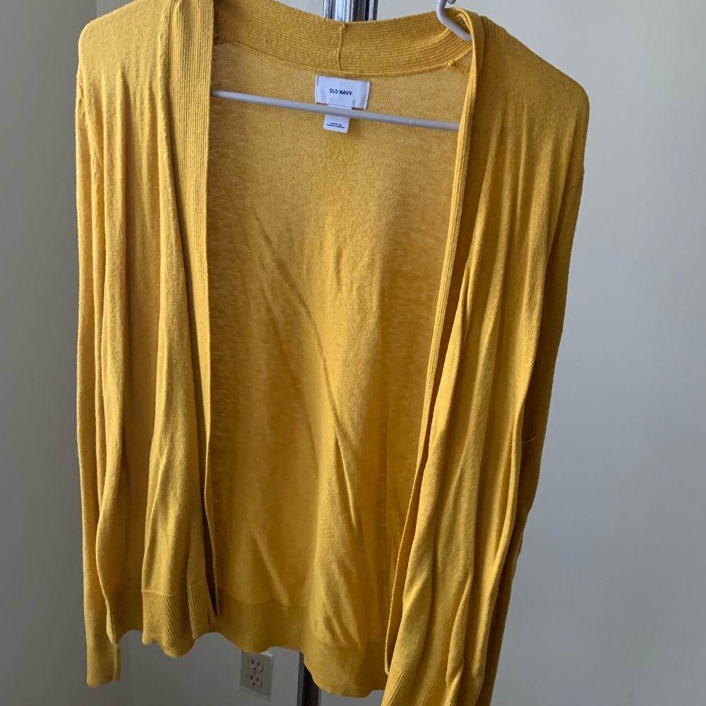 Old Navy mustard sweater